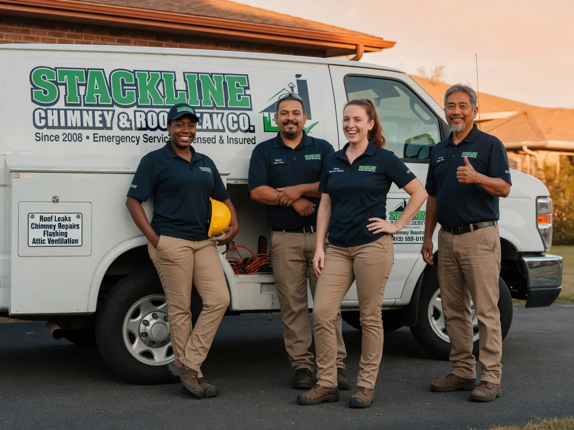 Chimney flashing repair company in Manteo, NC